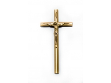 Крест распятие под золото (католический)